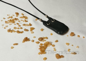 Ладанка кожаная