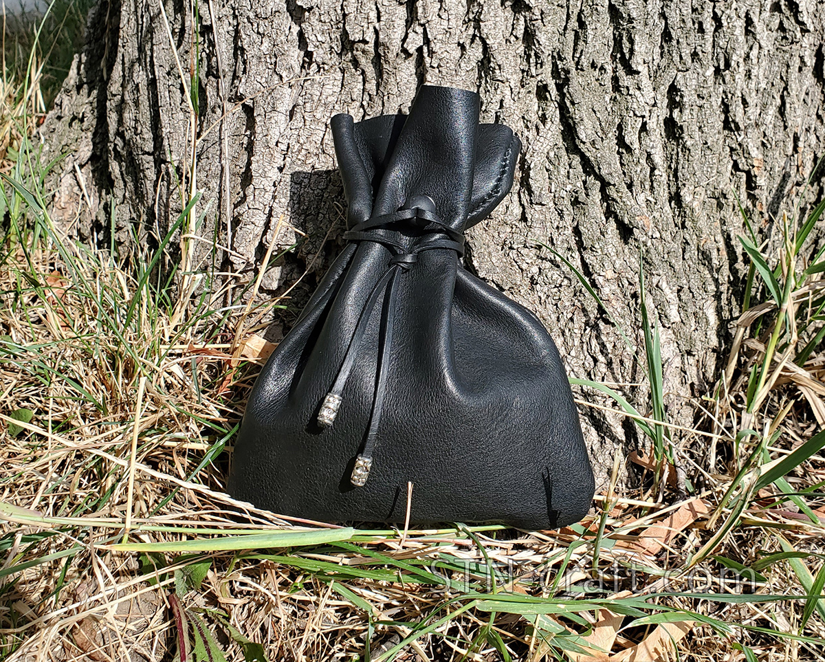 Мешочек кожаный для рун (большой) - STN-craft