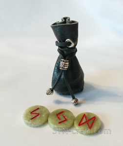 Мешочек Скальда с тремя рунами