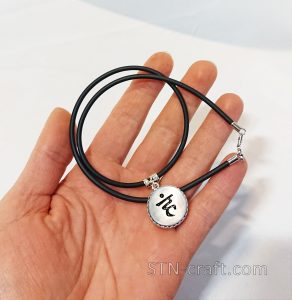 Серебряная подвеска чакра Вишудха перламутр