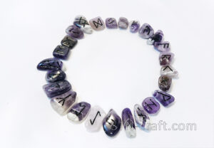 Руны резные миниатюрные Аметист