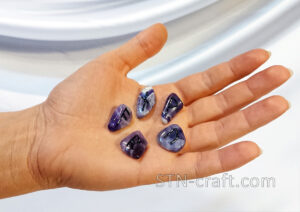 Руны резные миниатюрные Аметист