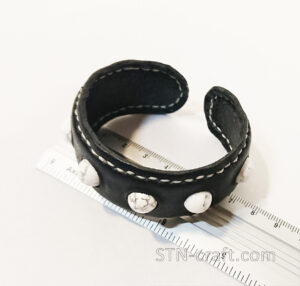 Браслет кожаный Кахолонг