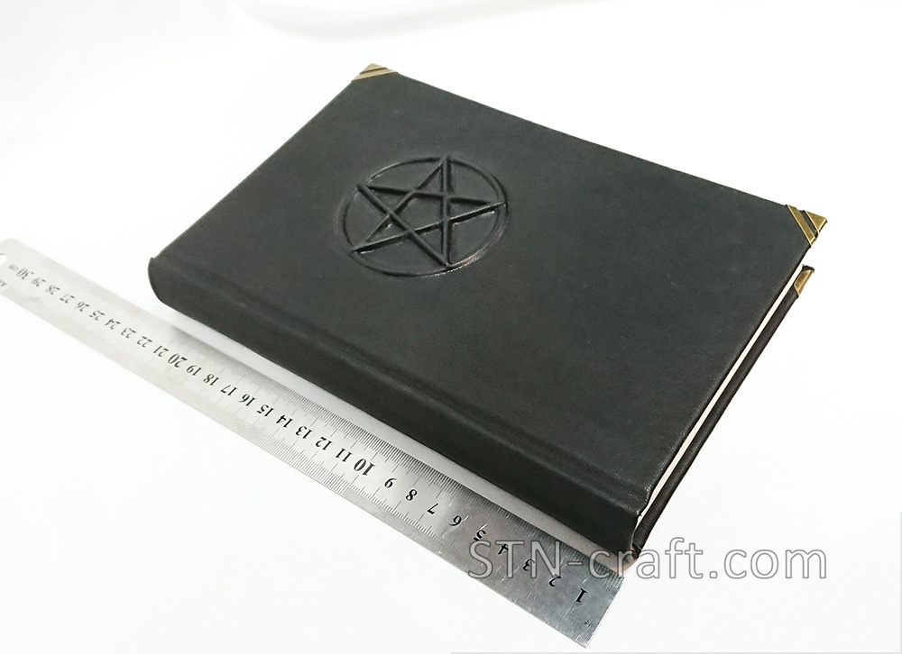 Кожаный блокнот Пентаграмма