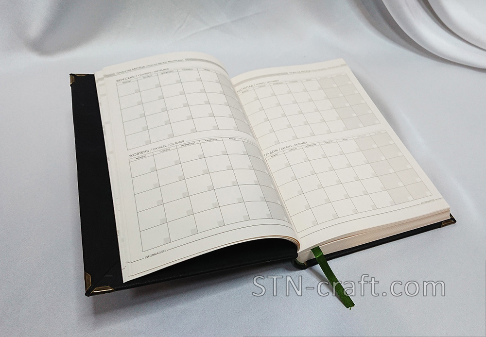 Кожаный блокнот Пентаграмма