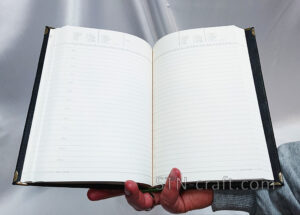 Кожаный блокнот Пентаграмма