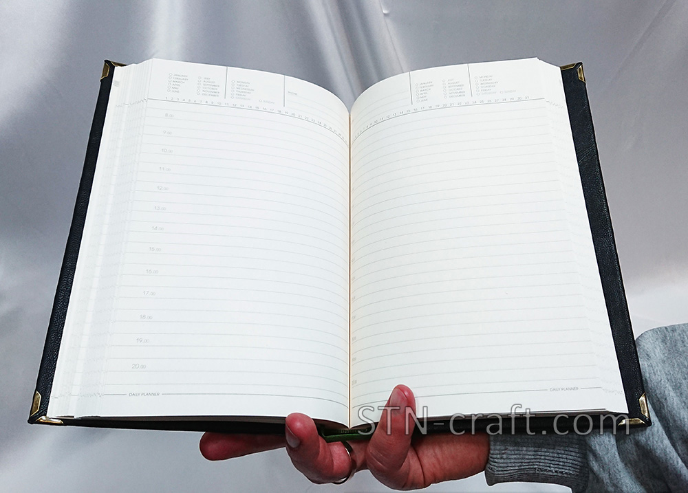 Кожаный блокнот Пентаграмма