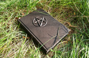 Кожаный блокнот Пентаграмма