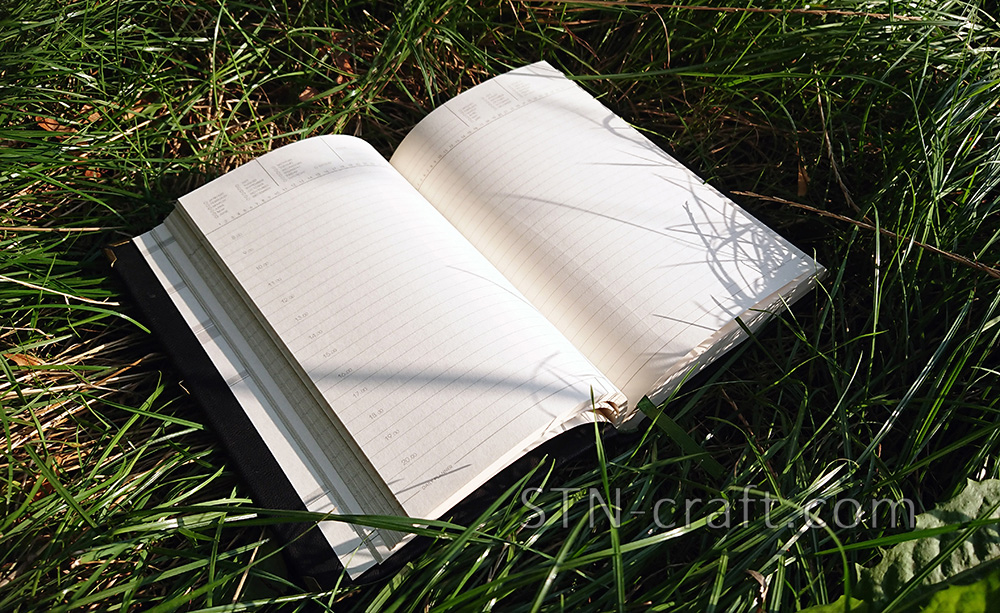 Кожаный блокнот Пентаграмма