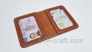 Обкладинка для ID паспорта шкіряна ручна робота