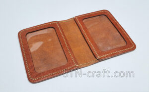 Обкладинка для ID паспорта шкіряна ручна робота