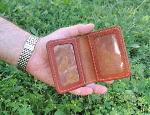 Обкладинка для ID паспорта шкіряна ручна робота